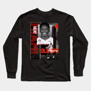 Miami Heat Victor Oladipo 4 Long Sleeve T-Shirt